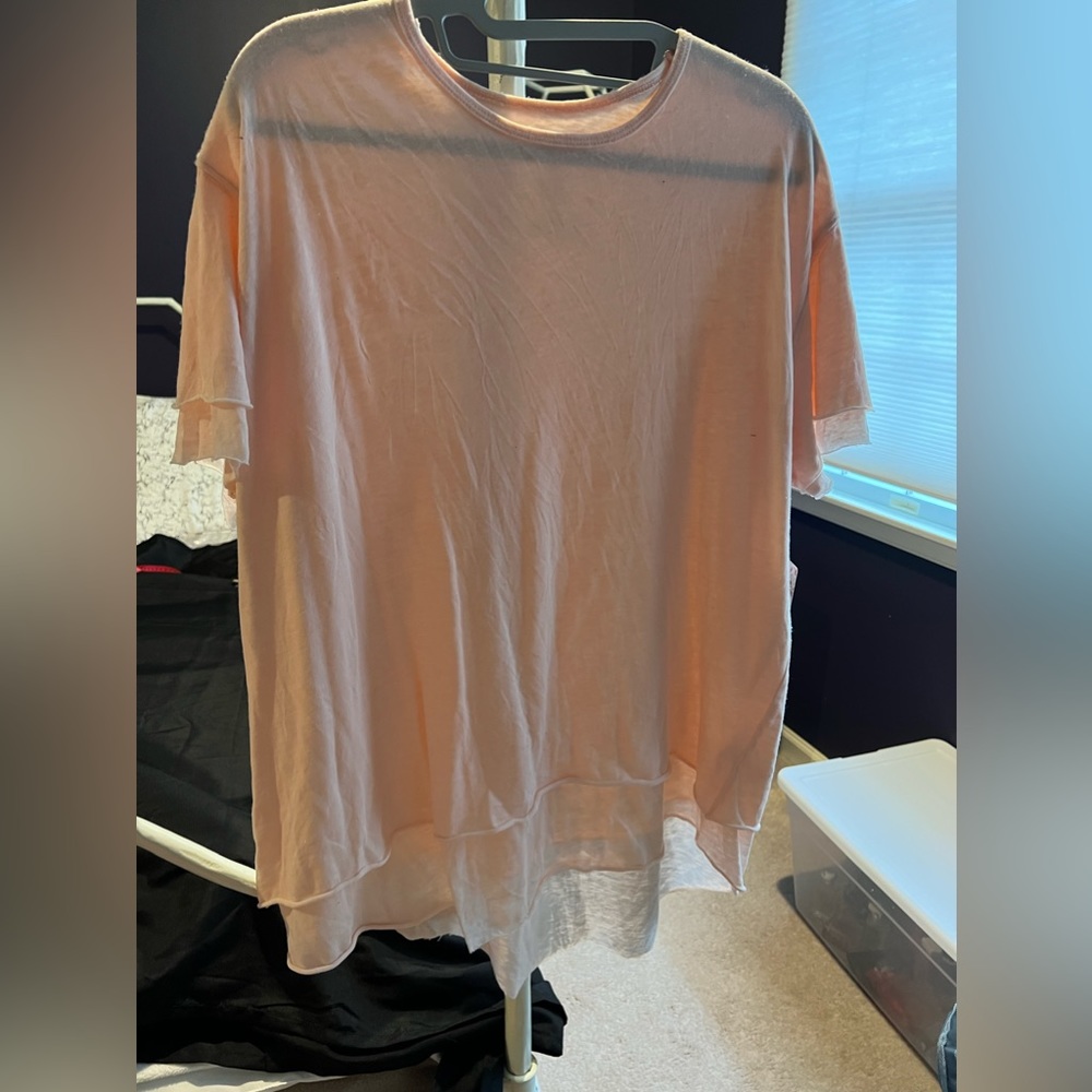 NWT We The Free -Free People Pink T-shirt Sz M